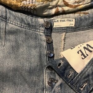 Free people Osaka denim shorts